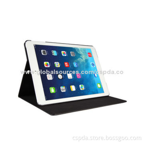 Hot selling popular high quality PU stand case cover for iPad air